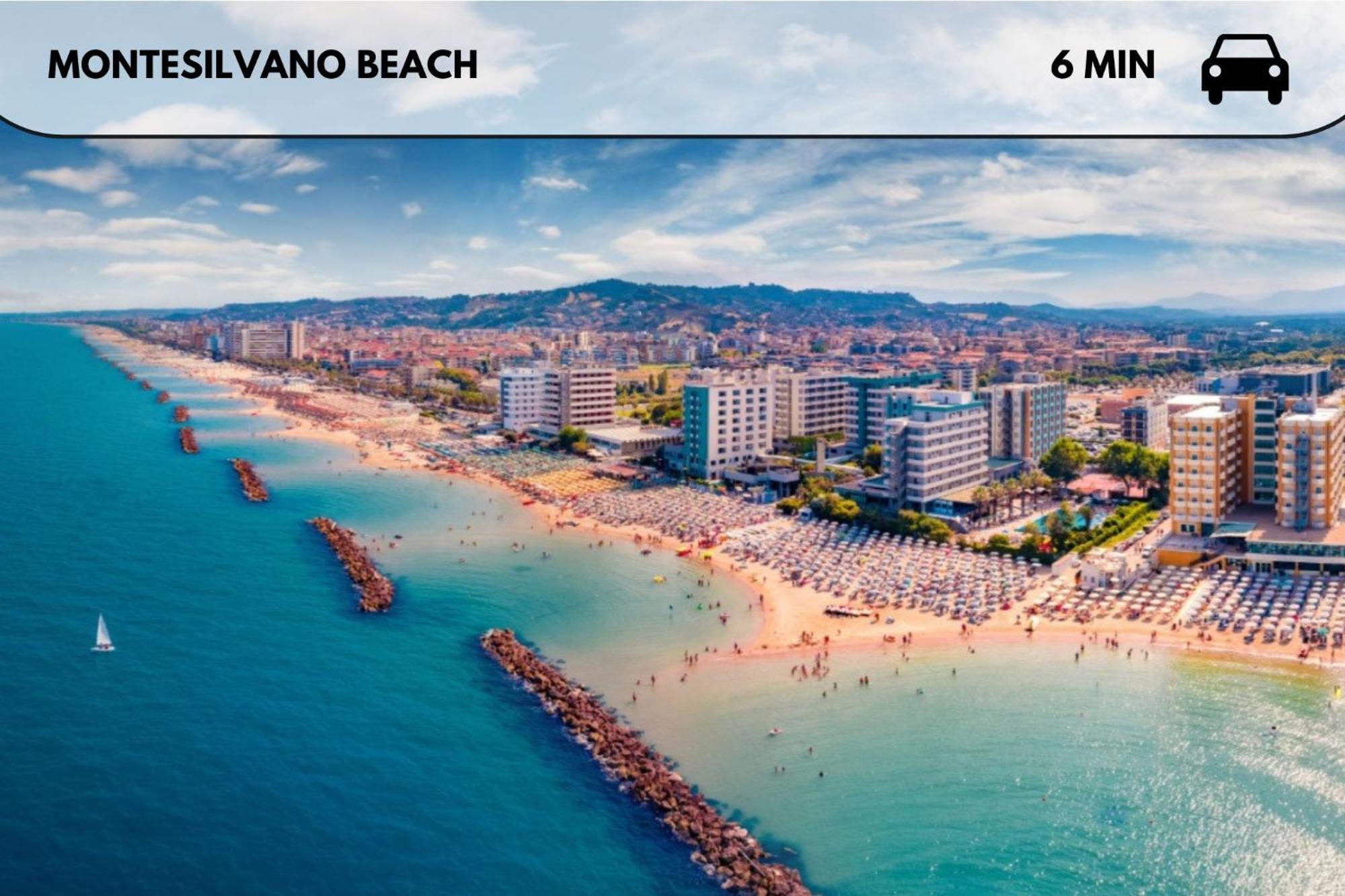 Casa Vista Mare E Colline A Montesilvano Colle エクステリア 写真